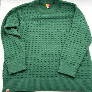 LEGO® Collection x Target Green -Men's Textured Sweater Medium